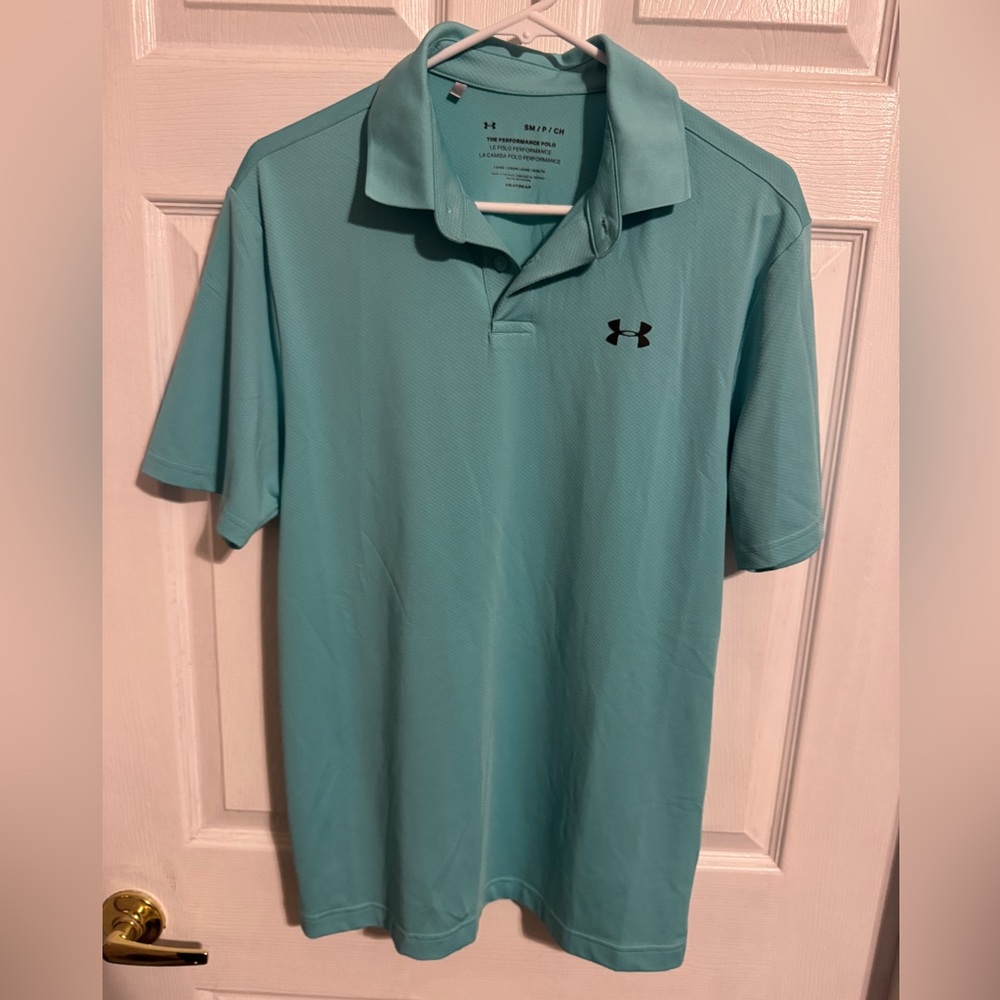 Under Armour Men's Teal Polo Shirt